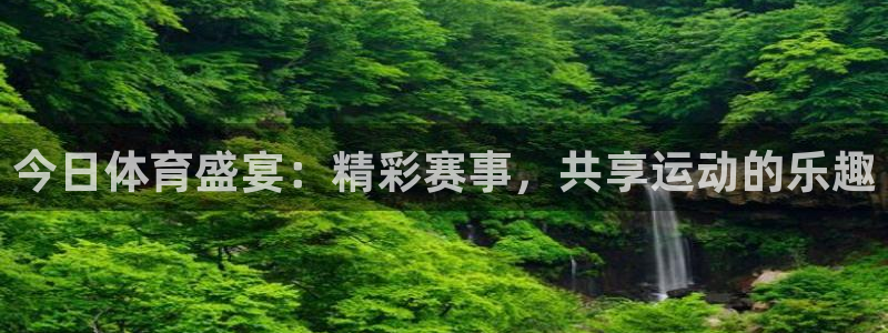 劲爆直播官网免费体育直播：今日体育盛宴：精彩赛事，共享运动的乐趣